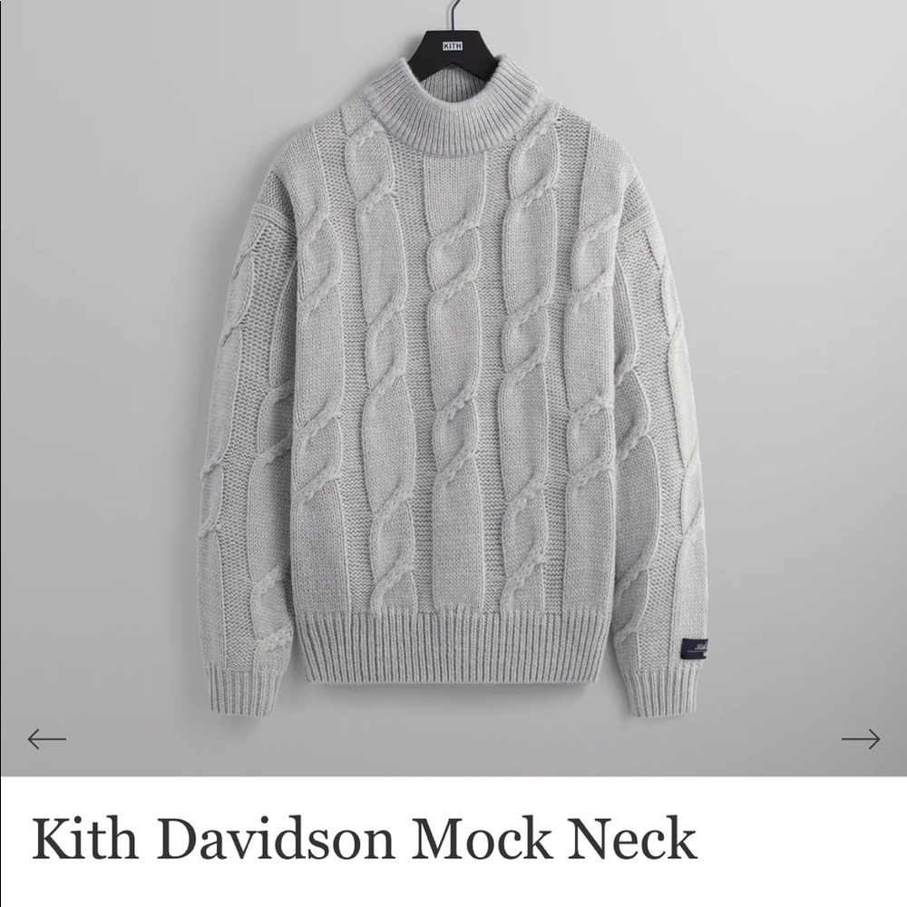 KITH Davidson Mock Neck Sweater—NWT